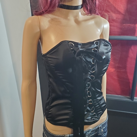 La Senza Satin Ribbon Corset - Picture 3 of 8